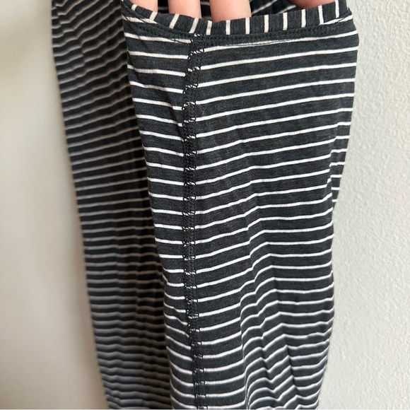 Lululemon All Tied Up Tank Modern Stripe Heathered Black White - Picture 7 of 11